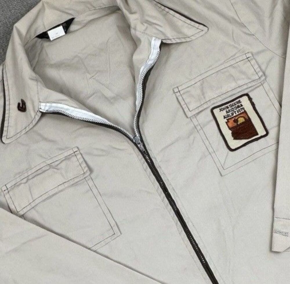 Vintage Swingster John Deere “Airlift 1979” Patch Jacket L Made in USA Heritage